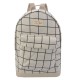 Beżowy Plecak w Kratę Clayre & Eef