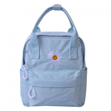 Błękitny Plecak Dziecięcy z Kwiatkiem Clayre & Eef