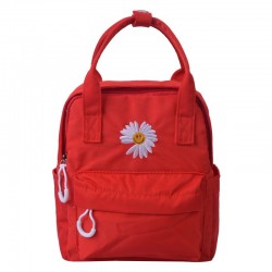 Czerwony Plecak Dziecięcy z Kwiatkiem Clayre & Eef