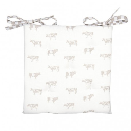 Poduszka Na Krzesło Niebieskie Krowy Clayre & Eef