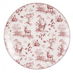 Porcelanowy Talerz Las Clayre & Eef