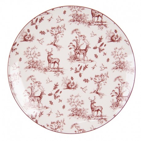 Porcelanowy Talerz Las Clayre & Eef