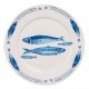 Porcelanowy Talerz w Ryby Clayre & Eef