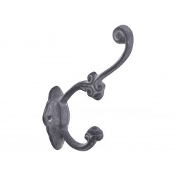 Wieszak Ścienny Metalowy Szary