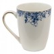 Porcelanowy Kubek w Niebieskie Kwiaty Clayre & Eef
