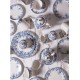 Porcelanowy Talerz w Niebieskie Kwiaty Clayre & Eef