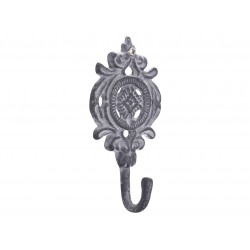 Wieszak Ścienny Metalowy Szary 1