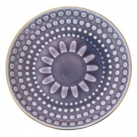 Ceramiczny Talerzyk Fioletowy Clayre & Eef