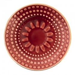 Ceramiczny Talerzyk Czerwony Clayre & Eef