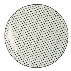 Talerz w Stylu Retro w Serca A Clayre & Eef