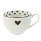 Filiżanka w Stylu Retro w Serca A Clayre & Eef