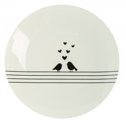 Talerzyk w Stylu Retro w Serca A Clayre & Eef