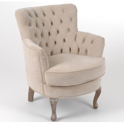 Fotel Prowansalski Biały