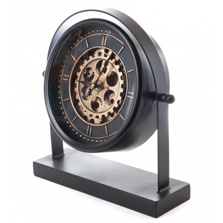 Zegar Stołowy Industrialny Metalowy A