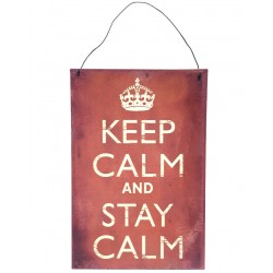 Obrazki Metalowe Keep Calm