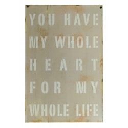 Obrazki Metalowe Heart