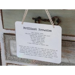 Obrazki Metalowe Przepis Brownies