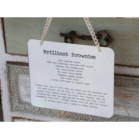 Obrazki Metalowe Przepis Brownies