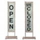 Stojak OPEN/CLOSED