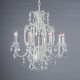 Żyrandol Glamour z Kryształkami A Clayre & Eef