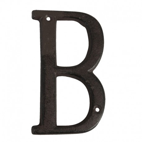 Dekoracja Ścienna Litera B Metalowa Clayre & Eef