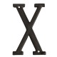 Dekoracja Ścienna Litera X Metalowa Clayre & Eef