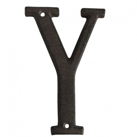 Dekoracja Ścienna Litera Y Metalowa Clayre & Eef