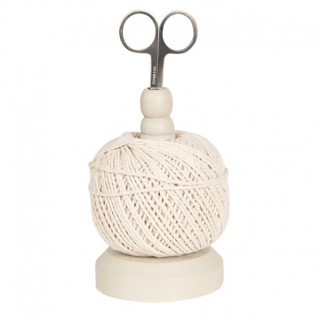  Uchwyt Na Sznurek z Parcianym Sznurkiem z Nożyczkami Clayre & Eef
