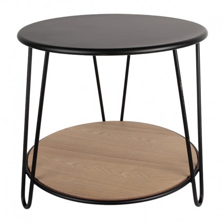 Czarny Stolik Loft Clayre & Eef