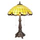 Lampa Stołowa Tiffany Żółta Clayre & Eef