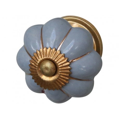 Gałki do Mebli Niebieskoszare Chic Antique