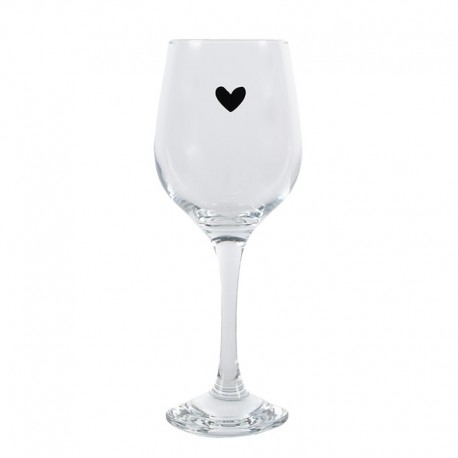 Kieliszek Do Wina z Sercem A Clayre & Eef