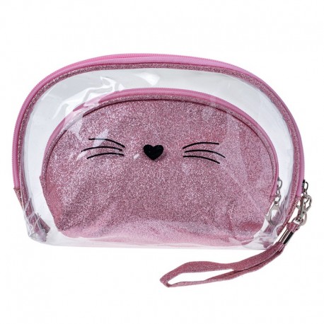 Kosmetyczki Dziecięce z Brokatem 2 szt. B Clayre & Eef
