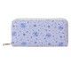 Podłużny Portfel w Niebieskie Kwiatki Clayre & Eef