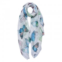 Biała Chusta w Motyle A Clayre & Eef