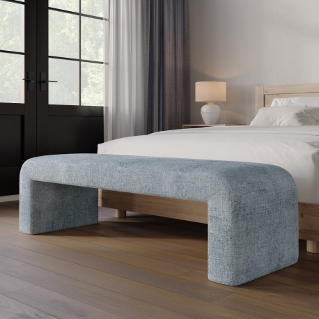 Stołek/Podnóżek Leith Livin Hill Jasnoniebieski