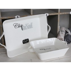 Naczynie Żaroodporne Prowansalskie Provence Chic Duże