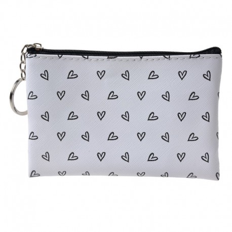 Saszetka w Serduszka Biała B Clayre & Eef