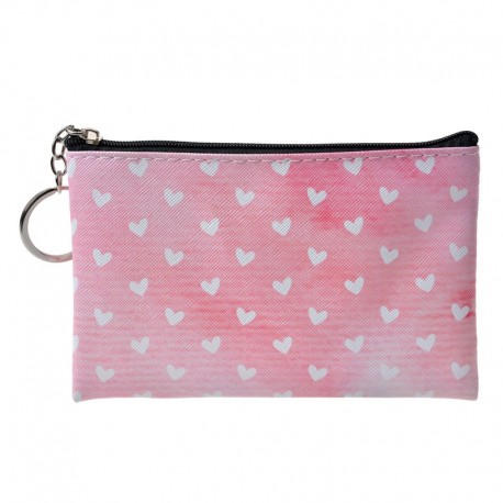 Saszetka w Serca Różowa Clayre & Eef