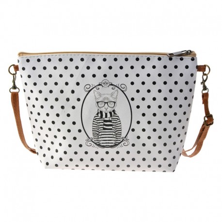 Biała Kosmetyczka z Kotem D Clayre & Eef