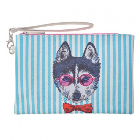 Kosmetyczka w Paski z Psem C Clayre & Eef