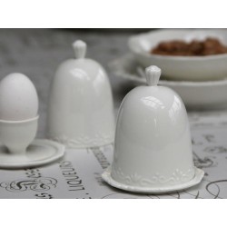 Kieliszek Do Jajek Prowansalskie Provence Chic z Przykrywką