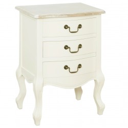 Stolik Nocny Prowansalski Kremowy