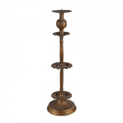 Wysoki Świecznik Metalowy 43 cm B Clayre & Eef