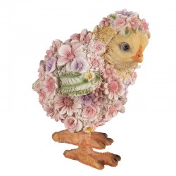 Figurka Ozdobna Kurczaczek z Kwiatami Clayre & Eef