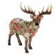 Figurka Ozdobna Jeleń z Kwiatami Clayre & Eef