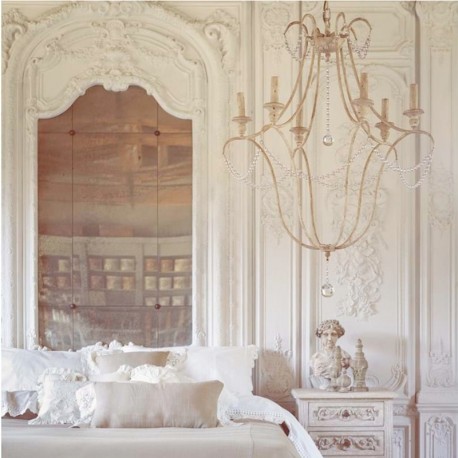 Żyrandol w Stylu Francuskim Blanc Mariclò A