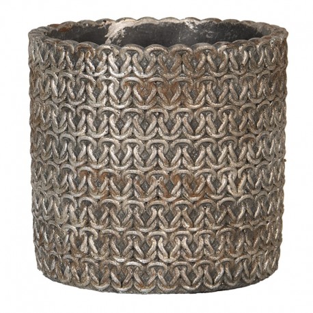 Szara Osłonka Na Doniczkę M Clayre & Eef