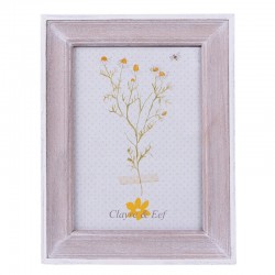 Ramka Na Zdjęcie Prowansalska Biało-Brązowa B Clayre & Eef