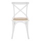 Krzesło Krzyżak Białe Blanc Mariclò